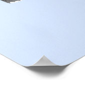 かわいいサイパーソナライズされたズ ポスター (角)