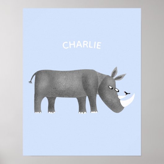 かわいいサイパーソナライズされたズ ポスター (正面)