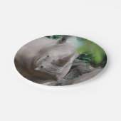 かわいいサイ ペーパープレート (アングル)