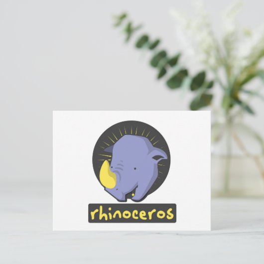 かわいいサイ ポストカード (スタンド正面)