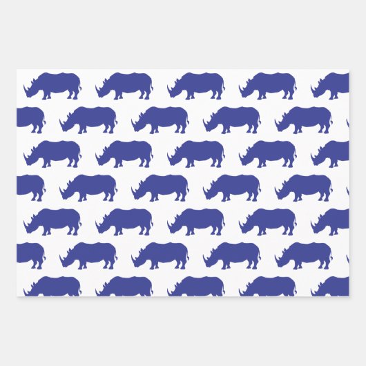 かわいいサイ ラッピングペーパーシート (正面2)