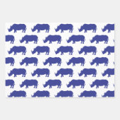 かわいいサイ ラッピングペーパーシート (正面)