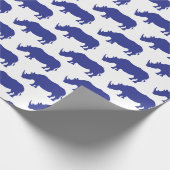 かわいいサイ ラッピングペーパー (角)