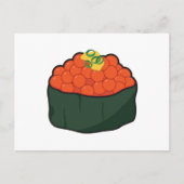 かわいいサケすし – かわいいグルメ ポストカード (正面)