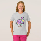 かわいいサソリ かわいいパステル カートゥーン Tシャツ (正面フル)