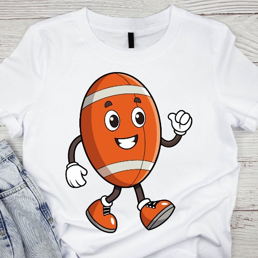 かわいいサッカーキャラクター Tシャツ