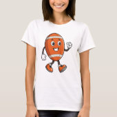 かわいいサッカーキャラクター Tシャツ (正面)