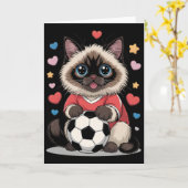 かわいいサッカークラブ ビルマンのウィニー大好きな女の子 カード (黄色い花)