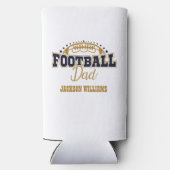 かわいいサッカーパパ スリム缶クーラー (裏面)