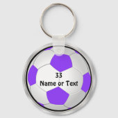 かわいいサッカーパーティーが女の子に好意を寄せキーホルダー キーホルダー (正面)