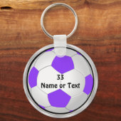 かわいいサッカーパーティーが女の子に好意を寄せキーホルダー キーホルダー (正面)