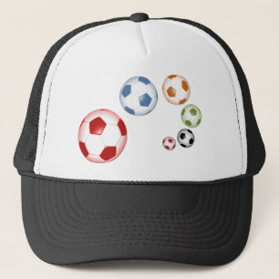 かわいいサッカーボールのセット キャップ
