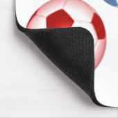 かわいいサッカーボールのセット マウスパッド (コーナー)