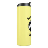 かわいいサッカーボール文字サッカーマパーソナライズされたム タンブラー (回転左)