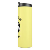 かわいいサッカーボール文字サッカーマパーソナライズされたム タンブラー (回転右)