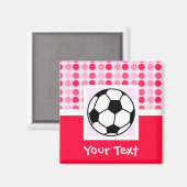 かわいいサッカーボール マグネット (正面/裏面)