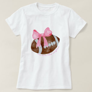 かわいいサッカーママのシャツ、カスタムマスコットボウのシャツ Tシャツ