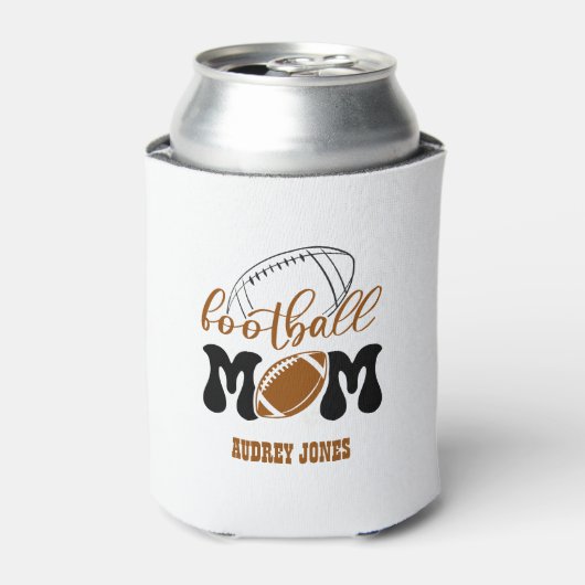 かわいいサッカーママ 缶クーラー (缶正面)