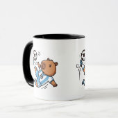 かわいいサッカーリスザルマグカップ マグカップ (正面左)