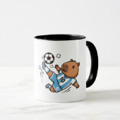 かわいいサッカーリスザルマグカップ マグカップ (正面右)