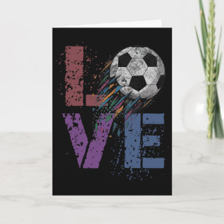 かわいいサッカー恋バレンタインゲームデーママゴールキッズ カード