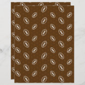 かわいいサッカー紙シート (正面/裏面)