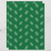 かわいいサッカー紙シート (正面/裏面)