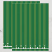 かわいいサッカー紙シート (正面/裏面)