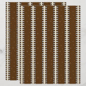 かわいいサッカー紙シート (正面/裏面)