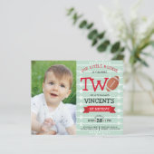 かわいいサッカー&リボンのバジェット写真2nd誕生日 (スタンド正面)