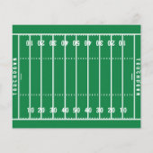 かわいいサッカー&リボンのバジェット写真2nd誕生日 (裏面)