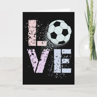 かわいいサッカーLOVEバレンタインコーチングママキッズクラブ カード
