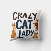 かわいいサッシー猫たち猫好きホーム・デコール クッション (裏面)