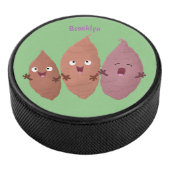 かわいいサツマイモの漫画野菜 アイスホッケーパック (3/4)