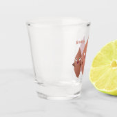 かわいいサツマイモの漫画野菜 ショットグラス (左)