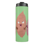 かわいいサツマイモの漫画野菜 タンブラー (正面)