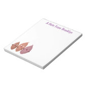 かわいいサツマイモの漫画野菜 ノートパッド (回転)