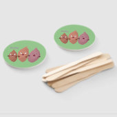 かわいいサツマイモの漫画野菜 ハンドファン (組立なし)