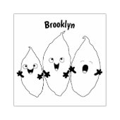 かわいいサツマイモの漫画野菜 ラバースタンプ (インプリント)