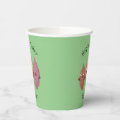 かわいいサツマイモの漫画野菜 紙コップ (左)