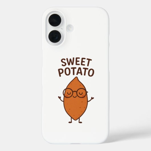 かわいいサツマイモのiPhoneケース Case-Mate iPhoneケース (裏面)