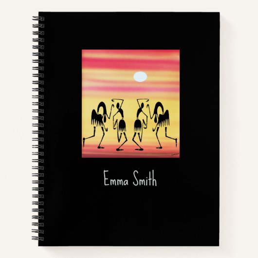 かわいいサニーデイブレイクダンス ノートブック (正面)