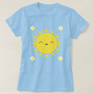 かわいいサニー日 Tシャツ