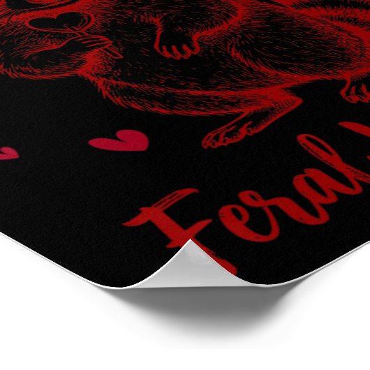 かわいいサバゲーバレンタインラッコ ポスター (角)