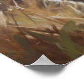 かわいいサバンナ猫アートプリントポスター ポスター (角)