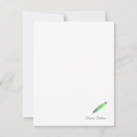 かわいいサビトンボの結婚式招待状お知らせ セーブザデート (裏面)