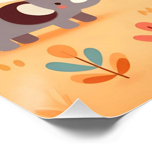 かわいいサファリのライオンの仲間たち ポスター (コーナー)