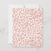 かわいいサファリの動物たちがノートカード ノートカード (裏面)