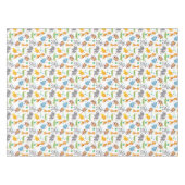 かわいいサファリの動物の子供部屋パターン テーブルクロス (正面(横))