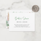 かわいいサファリの動物の赤ちゃんシャワーが本を持ってくる ノートカード (正面/裏面インサイチュ)